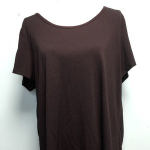 Women’s LuLaRoe black Irma tunic size 2xl 24-26